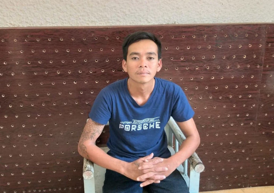 Bị can Huỳnh Văn Kiệt.