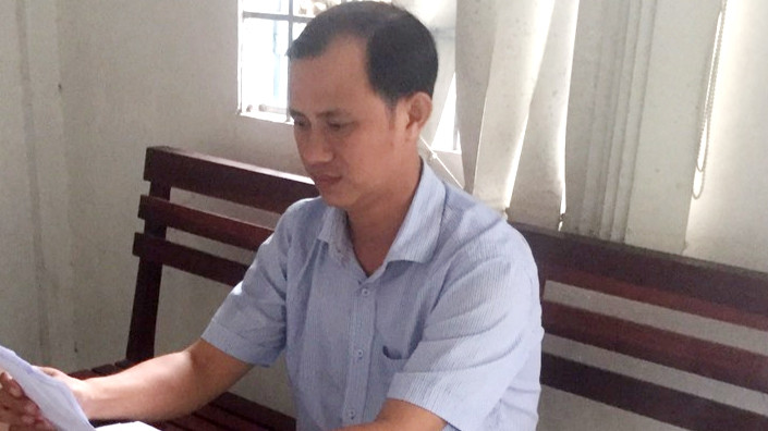 Bị can Lê Văn Trứ