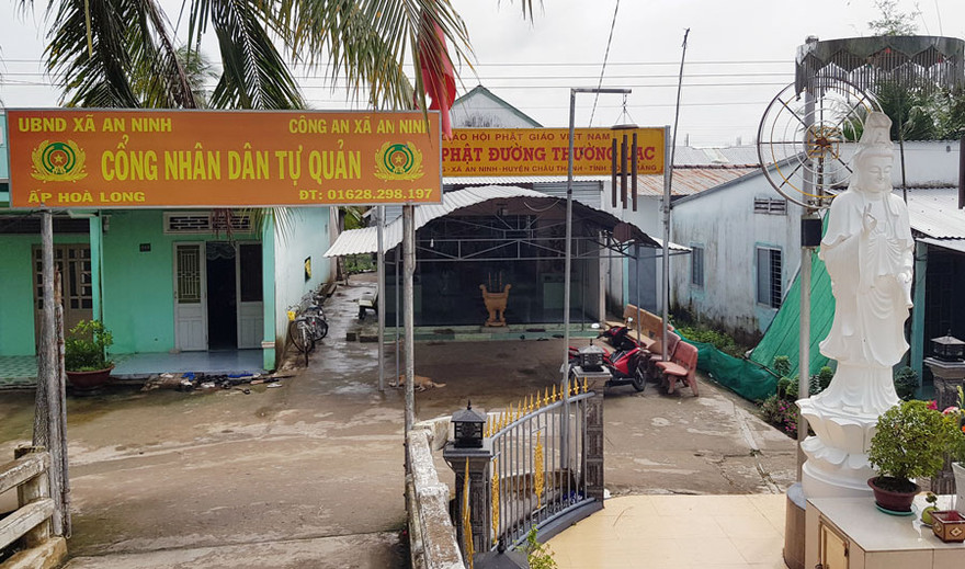 Hiện trường nơi xảy ra vụ phóng hoả