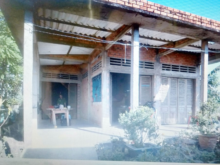 Căn nhà nơi xảy ra vụ việc. Ảnh A.T