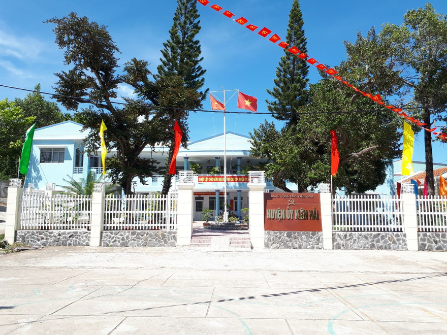 Trụ sở Huyện uỷ Kiên Hải.