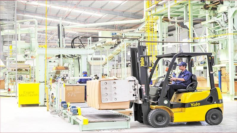 Hoạt động sản xuất tại nhà máy của Khatoco Khánh Hoà. Ảnh Báo Khánh Hoà.