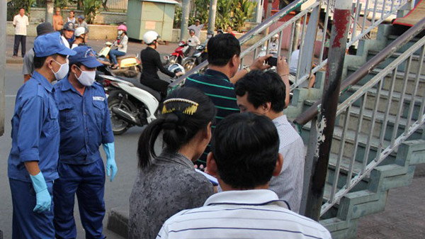 Hiện trường vụ việc.