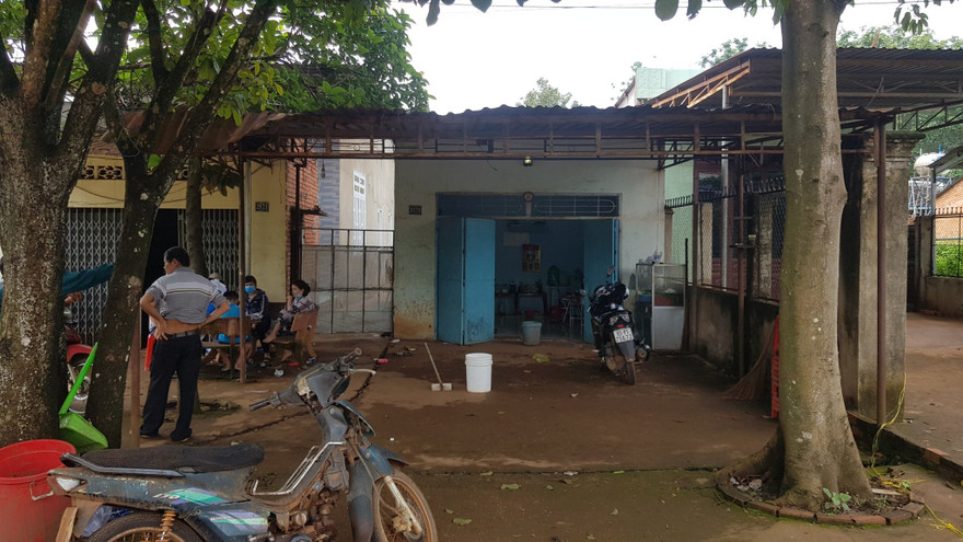 Hiện trường căn nhà nơi xảy ra vụ án mạng