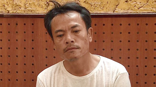 Hải tại cơ quan công an