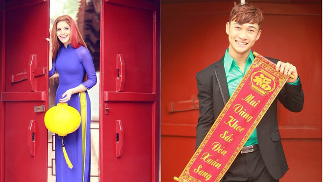 Andrea và quán quân F-idol 2013 du xuân đón Tết