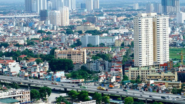 Khu đô thị mới Lê Văn Lương kéo dài. Ảnh: Như Ý