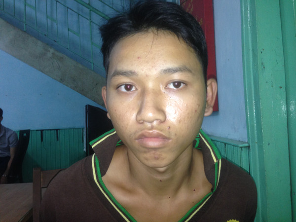 Nghi can Nguyễn Quốc Hậu, cầm đầu băng cướp liên tỉnh bị công an bắt giữ. Ảnh: Công an cung cấp.