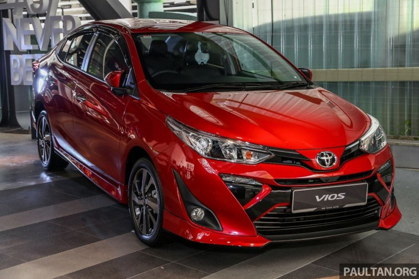 Toyota Vios 2019 bán chính thức tại Malaysia.