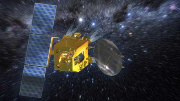  Vệ tinh Mangalyaan đã mất 10 tháng để đi từ Trái đất đến quỹ đạo sao Hỏa. Ảnh: BBC 