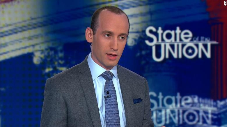 Cố vấn chính sách cao cấp của Nhà Trắng Stephen Miller (Ảnh: CNN) 