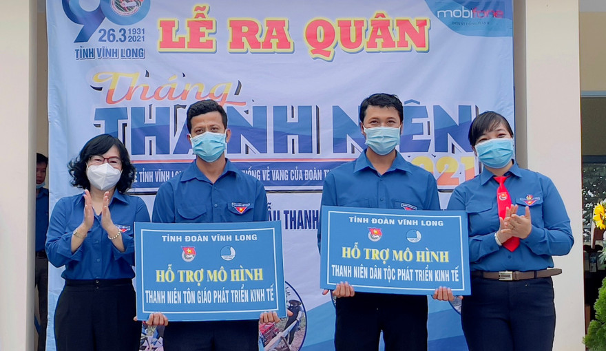 Vĩnh Long sôi nổi ra quân Tháng Thanh niên 2021 ​