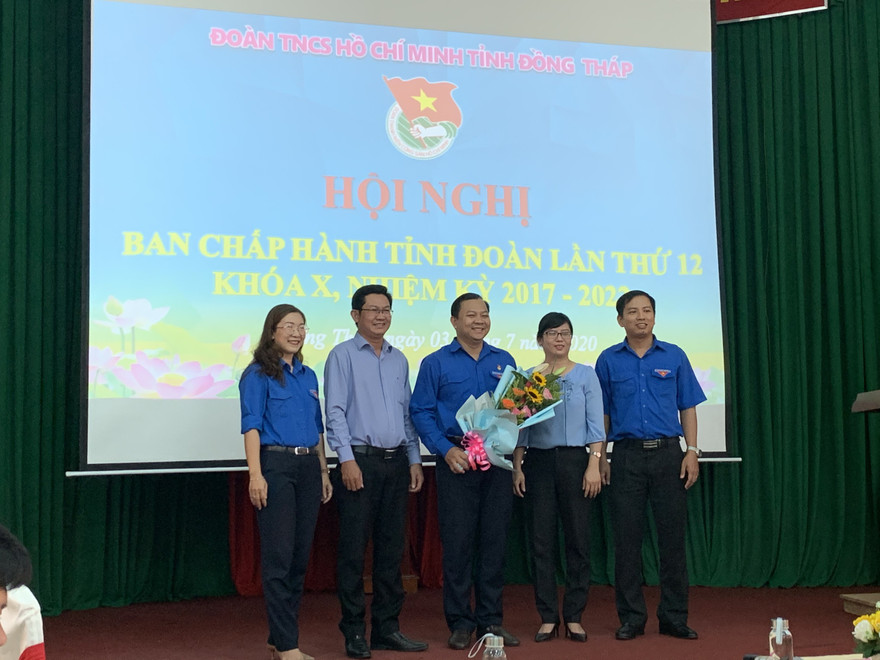 Tỉnh đoàn Đồng Tháp có tân Bí thư