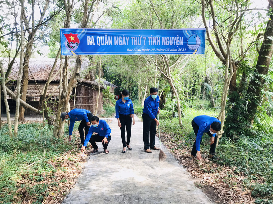 Bạc Liêu tưng bừng ra quân Tháng Thanh niên 2021