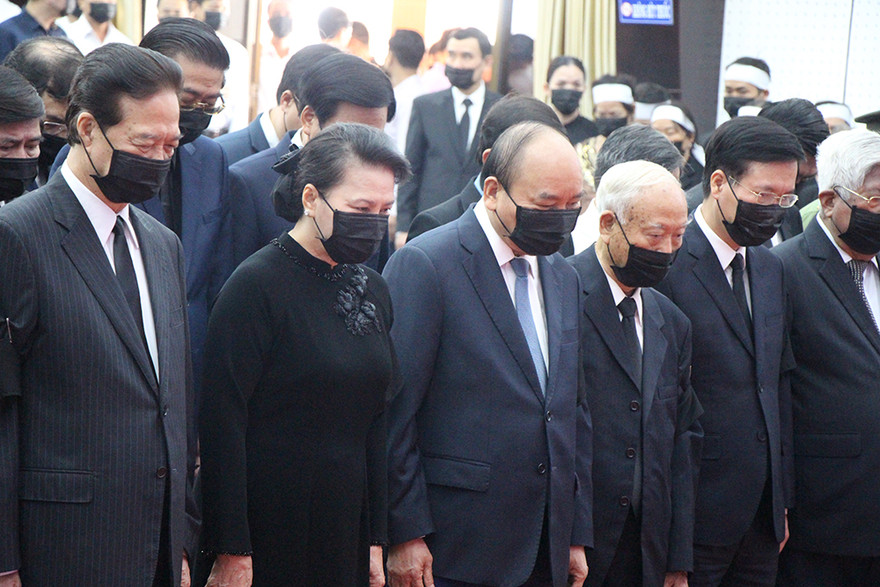 Lãnh đạo Đảng, Nhà nước viếng nguyên Phó Thủ tướng Trương Vĩnh Trọng