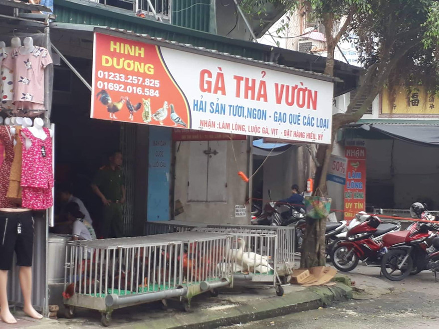 Khu vực ki ốt xảy ra vụ án mạng - Ảnh: Linh Khánh