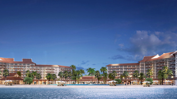 Phối cảnh khu du lịch 5 sao Vinpearl Phú Quốc.