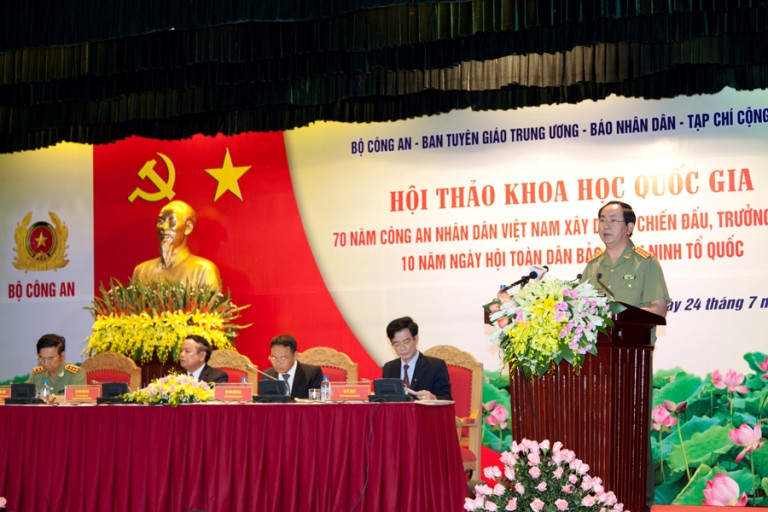 Đại tướng Trần Đại Quang phát biểu khai mạc Hội thảo