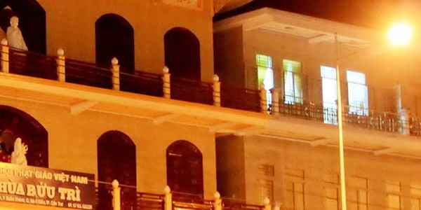 Chùa Bửu Trì, nơi bé bị bắt cóc. Ảnh: Một thế giới
