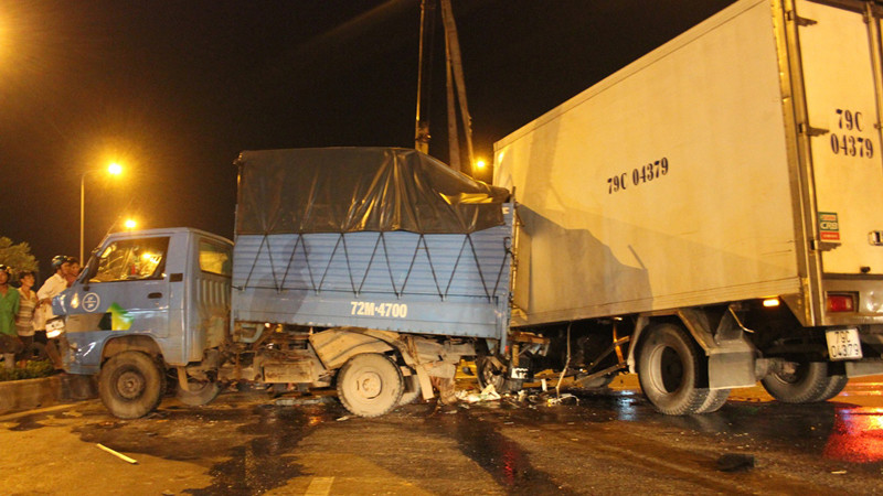 Hiện trường vụ tai nạn. Ảnh: Đông Sơn