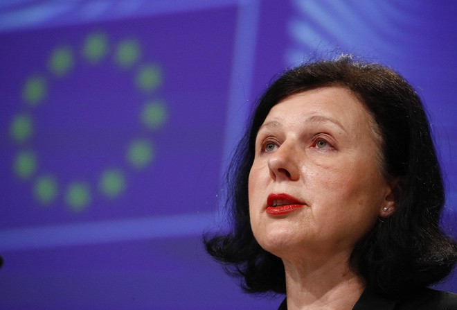 Phó chủ tịch Ủy ban châu Âu Vĕra Jourová. Ảnh: Ủy ban châu Âu