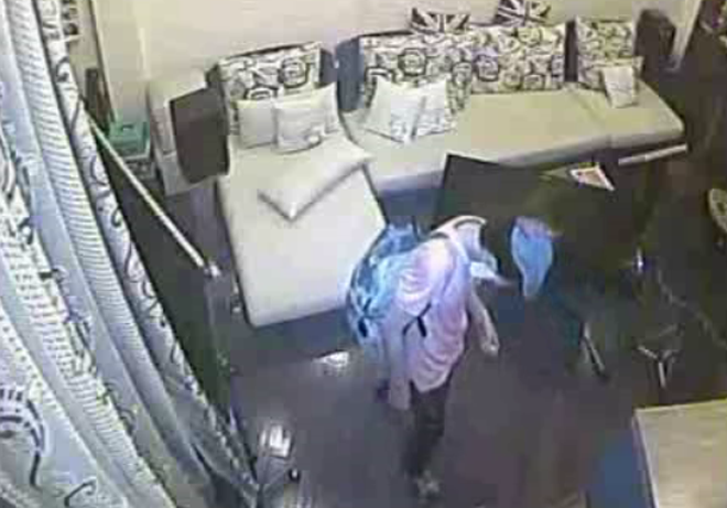 Hình ảnh đối tượng do camera ghi lại.