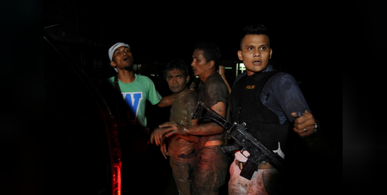 Một tù binh trốn thoát đã bị bắt lại. Ảnh: Reuter