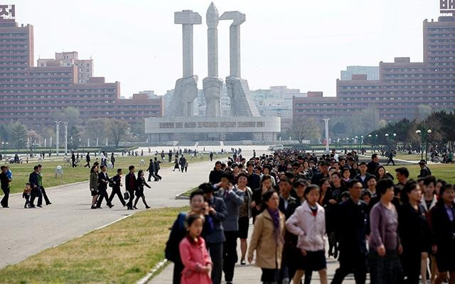 Quang cảnh thủ đô Bình Nhưỡng của Triều Tiên. Ảnh: Reuteurs