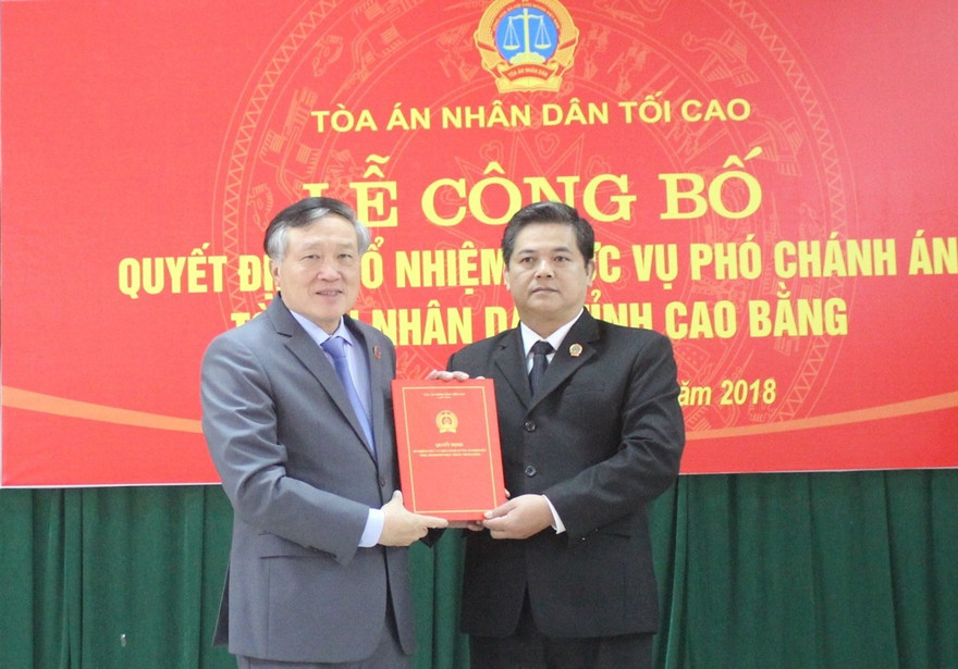 Bổ nhiệm nhân sự mới Tòa án Nhân dân Tối cao,VKS Nhân dân Tối cao