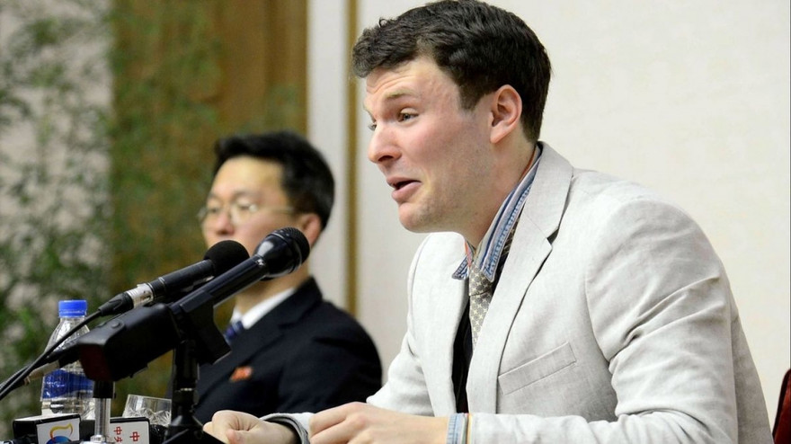 Otto Warmbier, sinh viên người Mỹ qua đời năm 2017 sau khi được trả tự do từ một nhà tù Triều Tiên. (Nguồn: AFP)