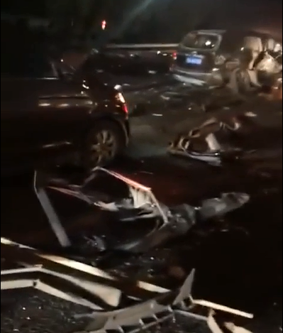 Hiện trường vụ tai nạn