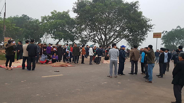 Hiện trường vụ tai nạn