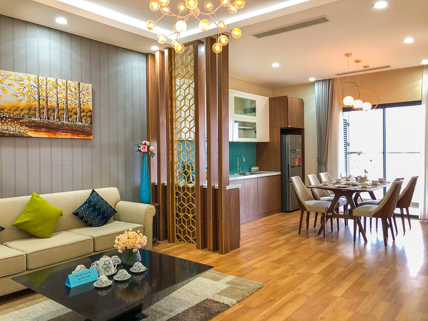 Căn hộ mẫu Golden Park Tower sang trọng và hiện đại