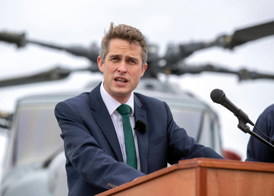 Bộ trưởng Quốc phòng Anh Gavin Williamson 