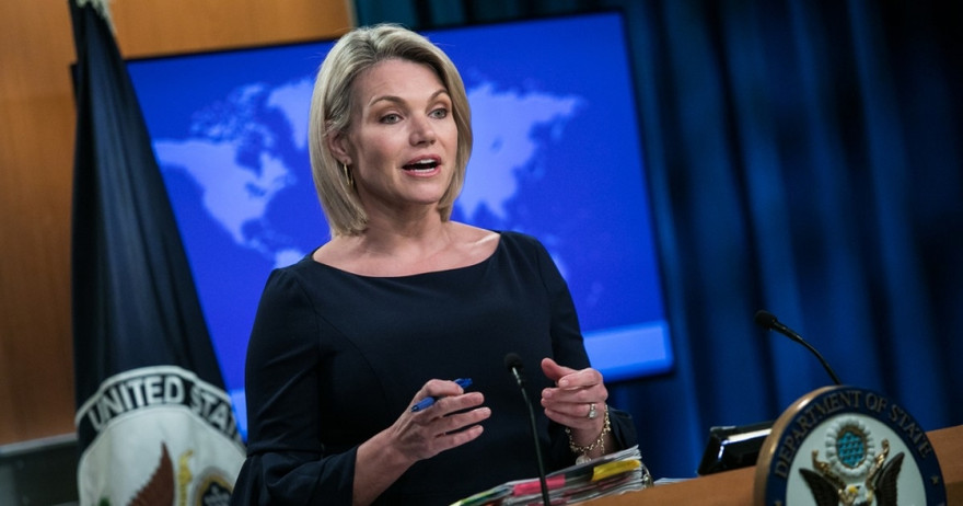 Người phát ngôn Bộ Ngoại giao Mỹ Heather Nauret 