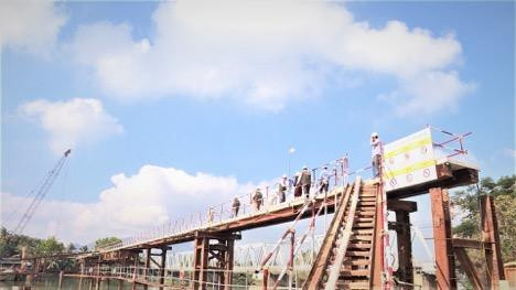 Dự án xây dựng đập ngăn mặn sông Cái Nha Trang dính nhiều sai sót bất thường. Ảnh L.H