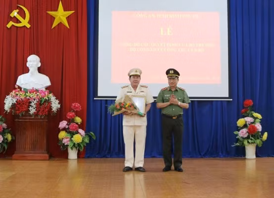 Công bố quyết định điều động nhân sự của Bộ Công an