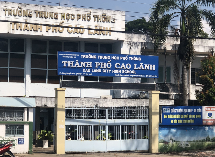 Trường THPT TP. Cao Lãnh.