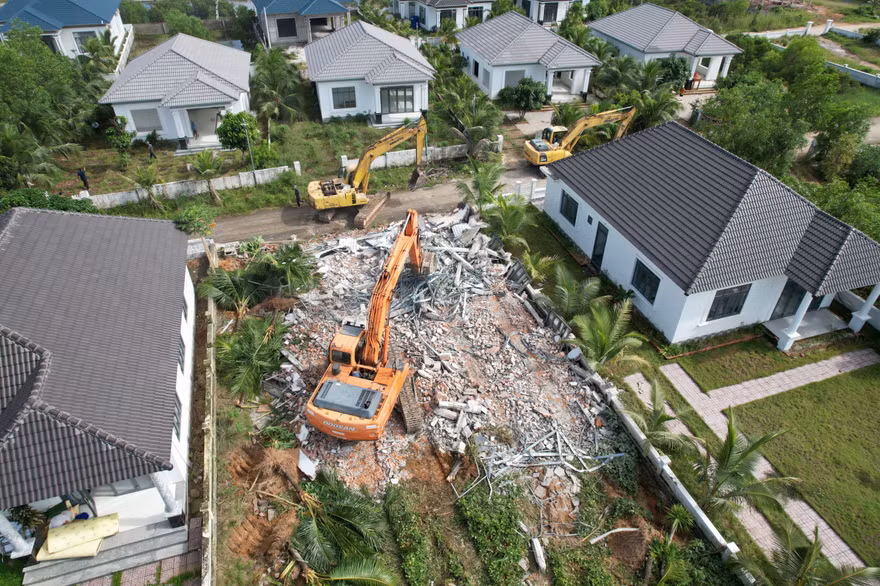 Vụ 79 biệt thự xây trái phép ở Phú Quốc: Có 49 căn đã cưỡng chế và di dời