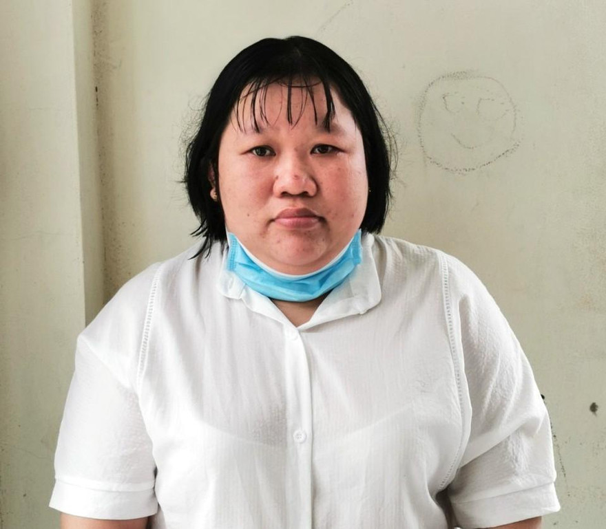 Bị can Bùi Trúc Ly.