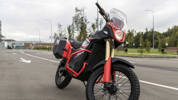 Mẫu xe máy điện UM-1 của Kalashnikov.