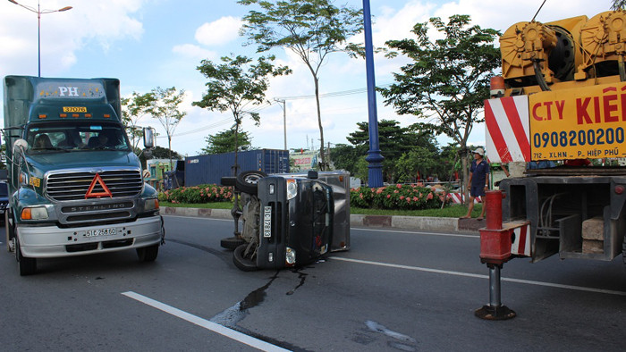 Hiện trường vụ tai nạn. Ảnh: Đông Sơn