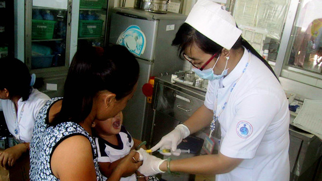 TPHCM đã thông qua quyết định tiêm vắc- xin cho trẻ từ 3-6 tuổi miễn phí. Ảnh: L.N 