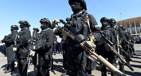 Brazil triển khai quân đội tới khu vực biên giới giáp Venezuela. Ảnh: AFP