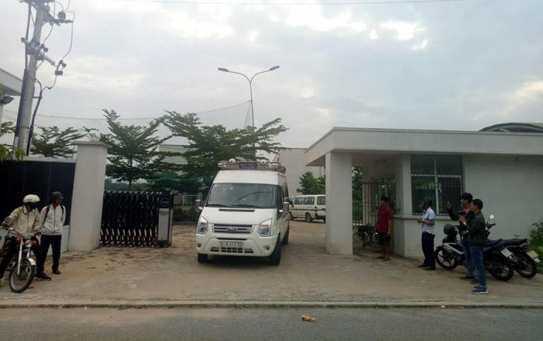 Khu nhà ở tập thể công nhân công ty TNHH Zeng Hsing, nơi xảy ra vụ việc