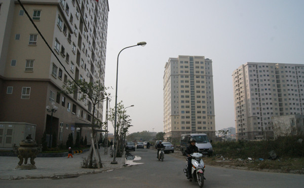 Năm 2014, BĐS sẽ có nhiều chuyển biến tích cực. (Ảnh dự án nhà thu nhập thấp Sài Đồng, Long Biên, Hà Nội). Ảnh: L.H.V