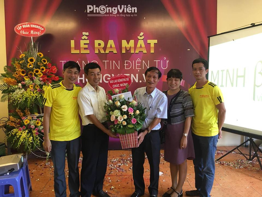 Đại tá Đinh Hữu Tân- Trưởng phòng PA 83 Công an TP Hà Nội tuyên bố ra mắt trang tin. 