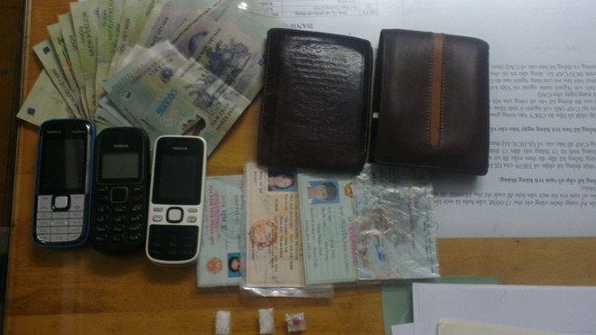 Tang vật thu giữ