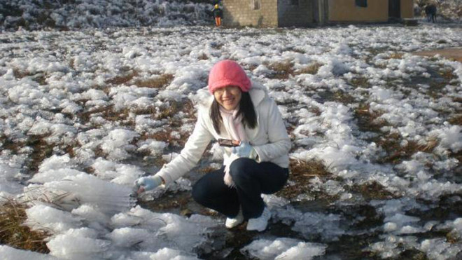 Lạng Sơn: Băng tuyết trắng núi Mẫu Sơn