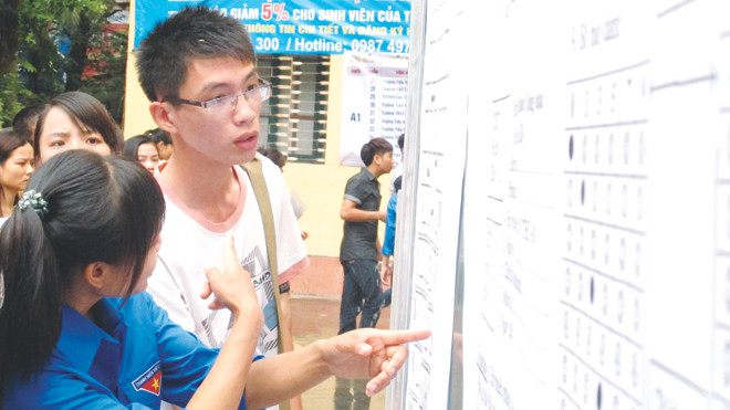 Trường nào để điểm sàn bi đát quá thì sẽ mất uy tín